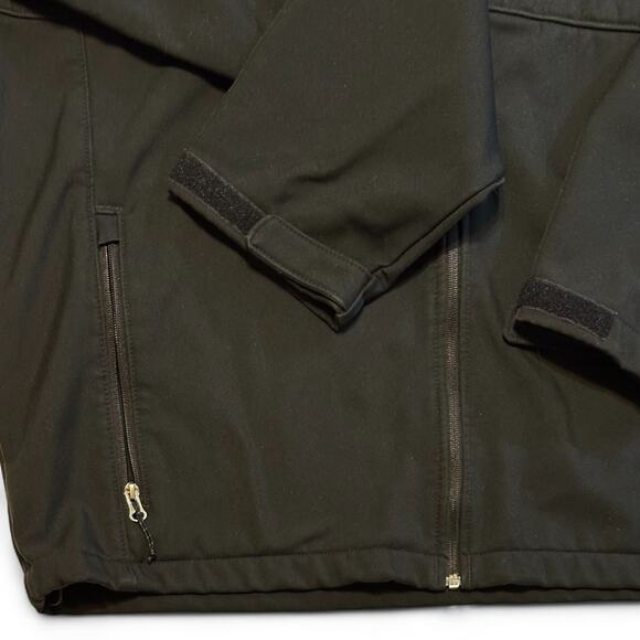 Columbia Ascender Softshell Jacket Mens XXL Zip Up Black Stretch Water Resistant - Picture 7 of 11